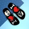 I LOVE PANDAS Flip Flops - Image 4