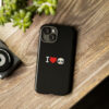 Tough I LOVE PANDAS Black Cases