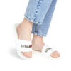 Women's PandaMania White Slide Sandals - Image 6