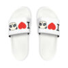 Youth I LOVE PANDAS White Slide Sandals - Image 3